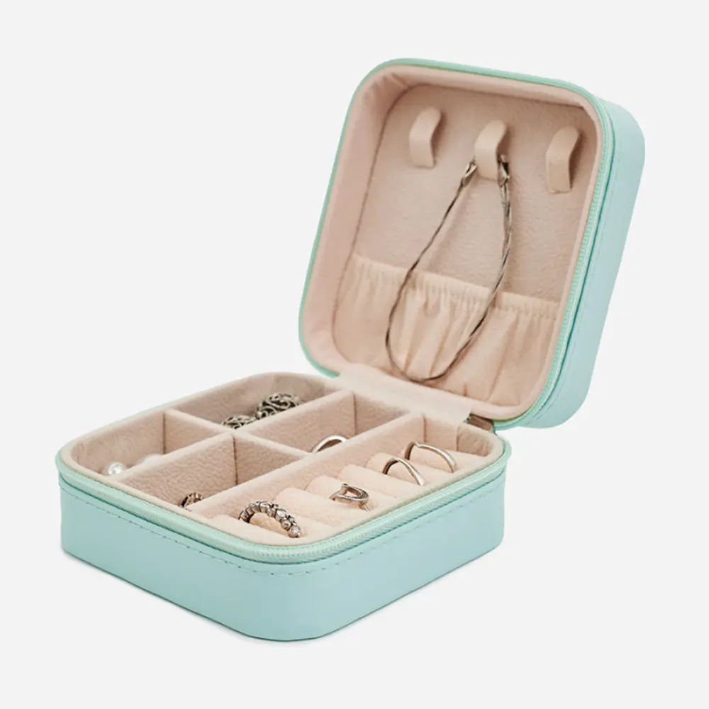 Фото 2 Декоративная шкатулка Clox JH9302-TQ 10x5.50 см цвет зеленый Фото 2 Декоративная шкатулка Clox JH9302-TQ 10x5.50 см цвет зеленый