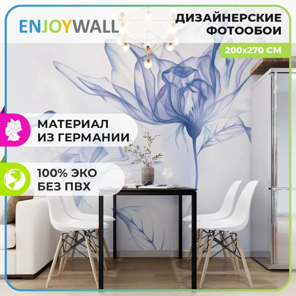 Фото Фотообои Enjoywall Цветочный 200x270 см тонк_очар_бум_2x270 Фото Фотообои Enjoywall Цветочный 200x270 см тонк_очар_бум_2x270
