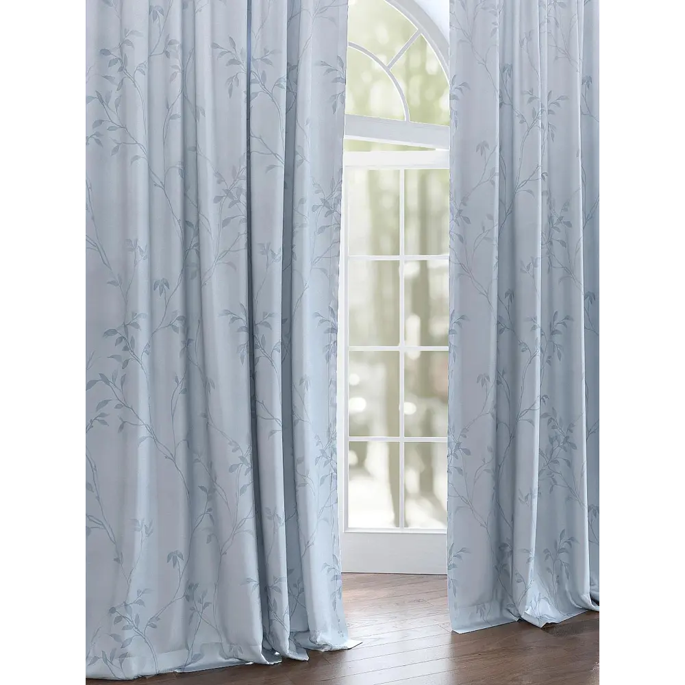 Фото 4 Комплект штор на ленте At Home Шпит 150x260 см блэкаут цвет голубой AA950149-260 Фото 4 Комплект штор на ленте At Home Шпит 150x260 см блэкаут цвет голубой AA950149-260