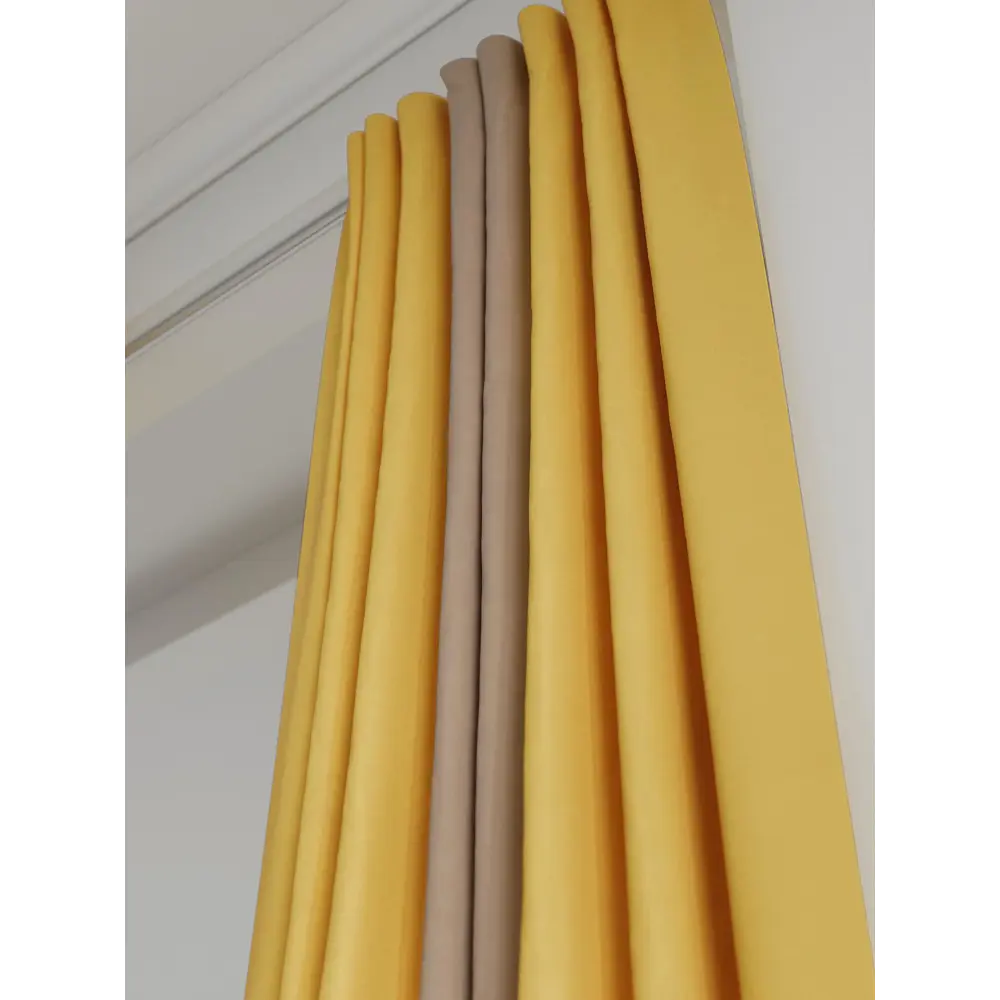 Фото 5 Комплект штор на ленте At Home Нобиус 180x340 см полиэстер цвет бежевый AA213571-340 Фото 5 Комплект штор на ленте At Home Нобиус 180x340 см полиэстер цвет бежевый AA213571-340