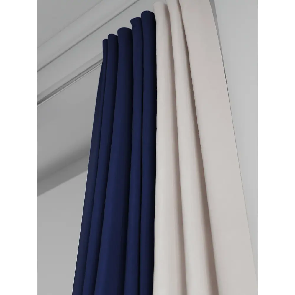 Фото 5 Комплект штор на ленте At Home Нобиус 145x230 см полиэстер цвет синий/голубой AA213622-230 Фото 5 Комплект штор на ленте At Home Нобиус 145x230 см полиэстер цвет синий/голубой AA213622-230