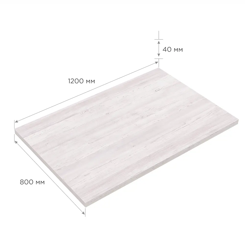 Фото 3 Столешница Slotex Фатеж 120x80x4 см ДСП цвет серо-белый Фото 3 Столешница Slotex Фатеж 120x80x4 см ДСП цвет серо-белый