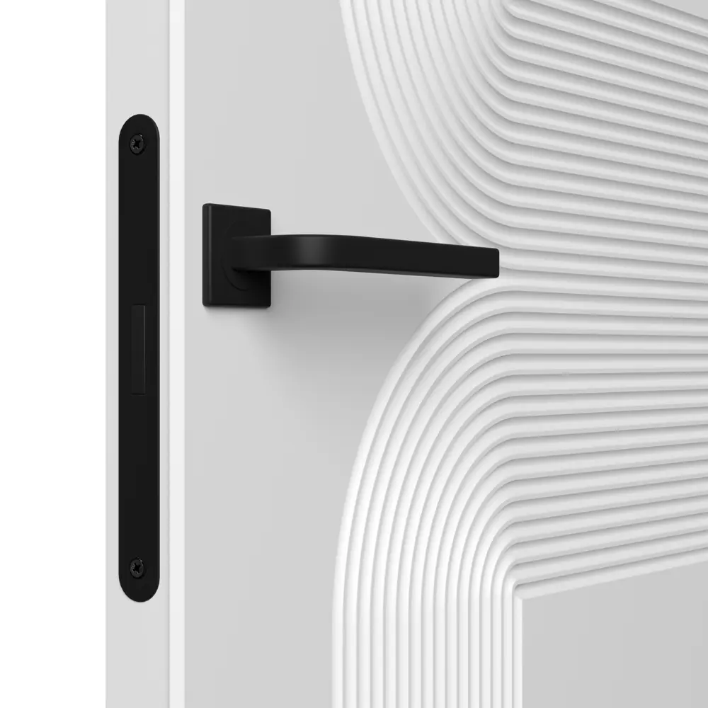 Фото 3 Дверь межкомнатная глухая с замком и петлями в комплекте Синди-28 60x190 см эмаль цвет белый Фото 3 Дверь межкомнатная глухая с замком и петлями в комплекте Синди-28 60x190 см эмаль цвет белый