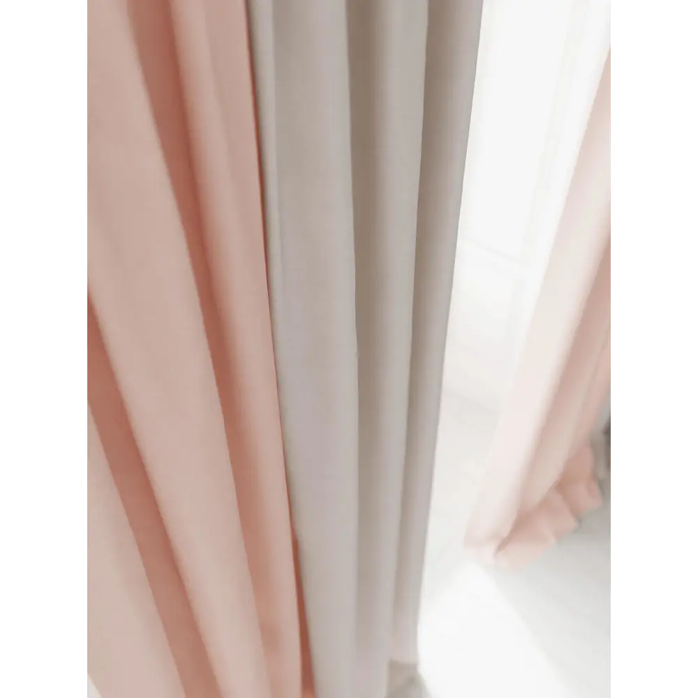 Фото 4 Комплект штор на ленте At Home Нобиус 145x230 см полиэстер цвет розовый AA213518-230 Фото 4 Комплект штор на ленте At Home Нобиус 145x230 см полиэстер цвет розовый AA213518-230
