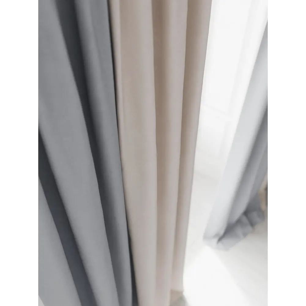 Фото 4 Комплект штор на ленте At Home Нобиус 145x260 см полиэстер цвет синий/серый/голубой AA213517-260