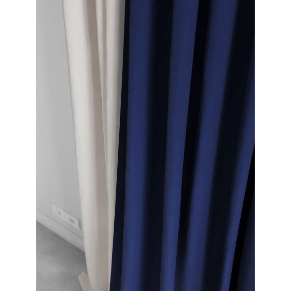 Фото 4 Комплект штор на ленте At Home Нобиус 145x240 см полиэстер цвет синий/голубой AA213622-240 Фото 4 Комплект штор на ленте At Home Нобиус 145x240 см полиэстер цвет синий/голубой AA213622-240