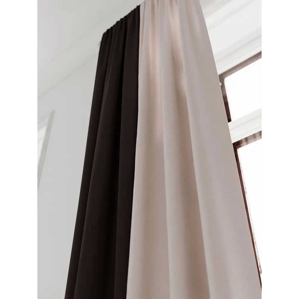 Фото 7 Комплект штор на ленте At Home Нобиус 145x250 см полиэстер цвет бежевый AA213525-250 Фото 7 Комплект штор на ленте At Home Нобиус 145x250 см полиэстер цвет бежевый AA213525-250