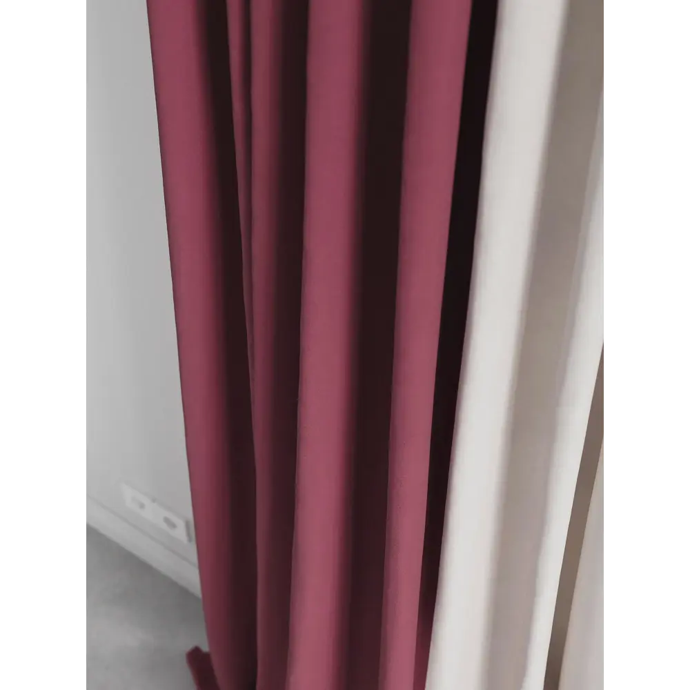 Фото 4 Комплект штор на ленте At Home Нобиус 145x270 см полиэстер цвет фиолетовый AA213600-270 Фото 4 Комплект штор на ленте At Home Нобиус 145x270 см полиэстер цвет фиолетовый AA213600-270