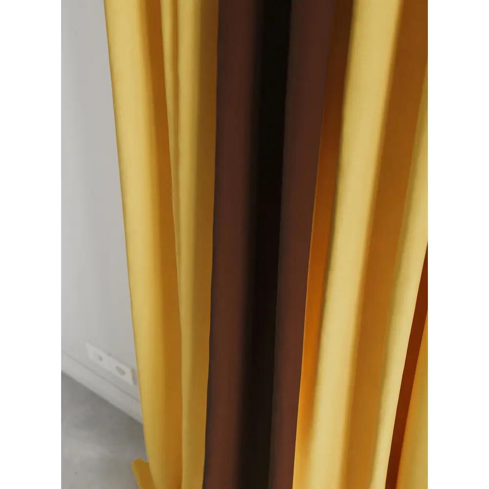 Фото 4 Комплект штор на ленте At Home Нобиус 180x290 см полиэстер цвет коричневый AA213575-290