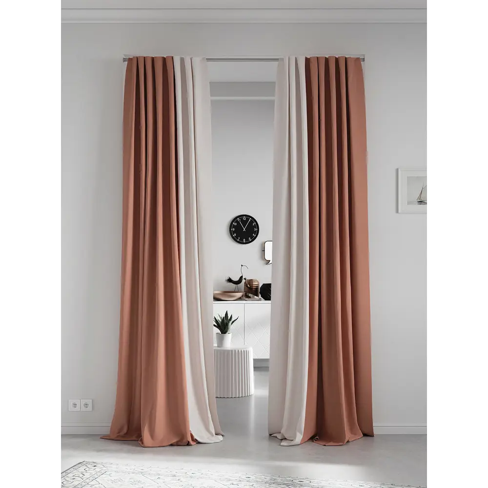 Фото 2 Комплект штор на ленте At Home Нобиус 145x270 см полиэстер цвет оранжевый/розовый/фиолетовый AA213599-270 Фото 2 Комплект штор на ленте At Home Нобиус 145x270 см полиэстер цвет оранжевый/розовый/фиолетовый AA213599-270