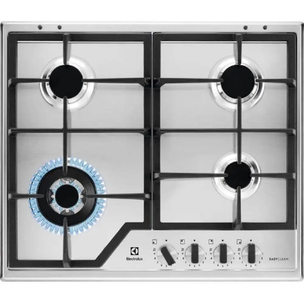 Фото Газовая варочная панель Electrolux KGS64362XX 59.5 см 4 конфорки цвет серебристый Фото Газовая варочная панель Electrolux KGS64362XX 59.5 см 4 конфорки цвет серебристый