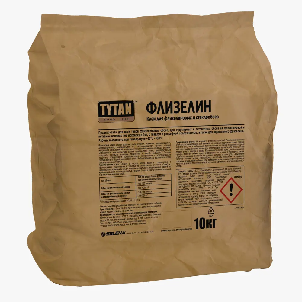 Фото Клей для флизелиновых и стеклообоев Tytan 10 кг Фото Клей для флизелиновых и стеклообоев Tytan 10 кг