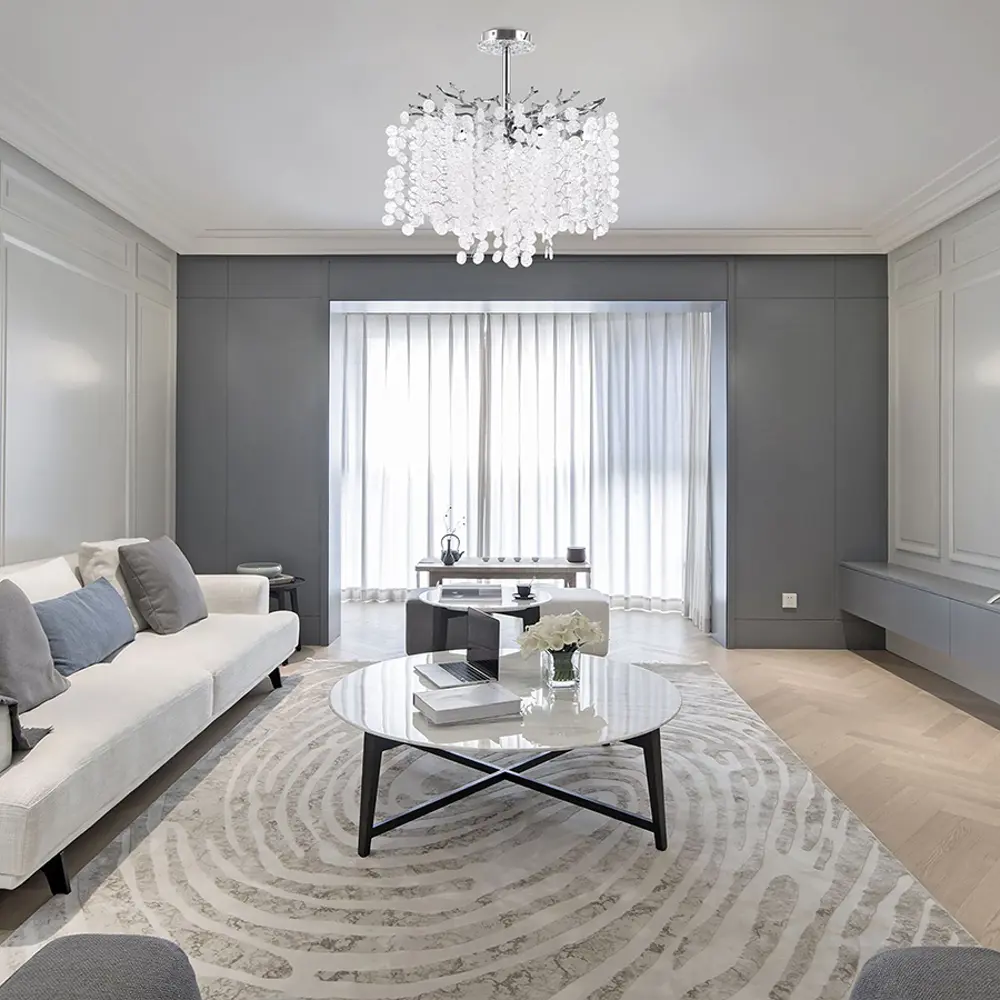 Фото 2 Люстра на штанге Arte milano Веточки 422358 6 ламп 12 м² цвет хром Фото 2 Люстра на штанге Arte milano Веточки 422358 6 ламп 12 м² цвет хром