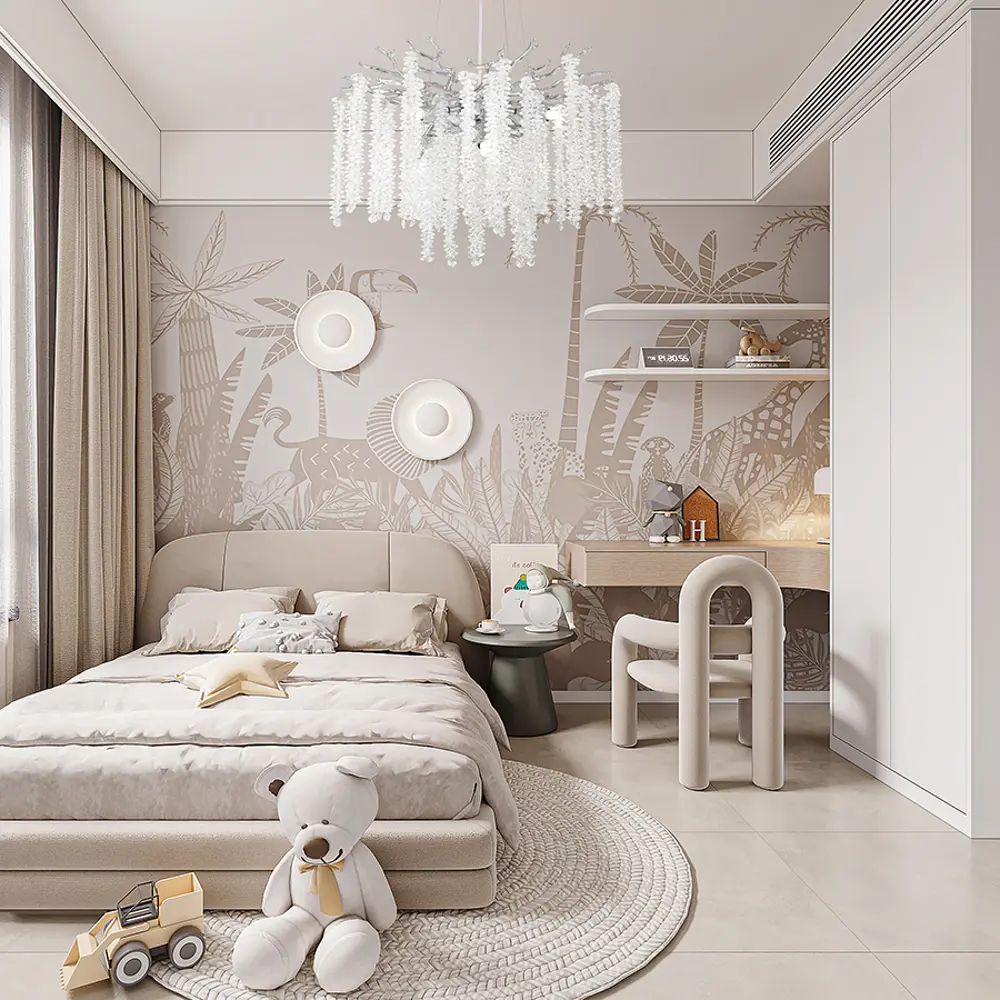 Фото 2 Люстра подвесная Arte milano Веточки 412008 6 ламп 12 м² цвет хром Фото 2 Люстра подвесная Arte milano Веточки 412008 6 ламп 12 м² цвет хром