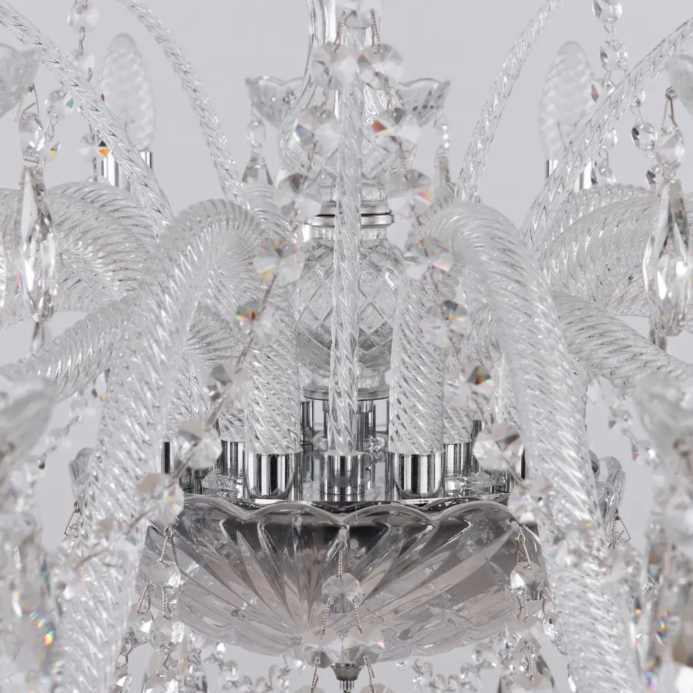 Фото 3 Люстра подвесная Bohemia ivele crystal 14047 14047 15 ламп 30 м² цвет никель Фото 3 Люстра подвесная Bohemia ivele crystal 14047 14047 15 ламп 30 м² цвет никель