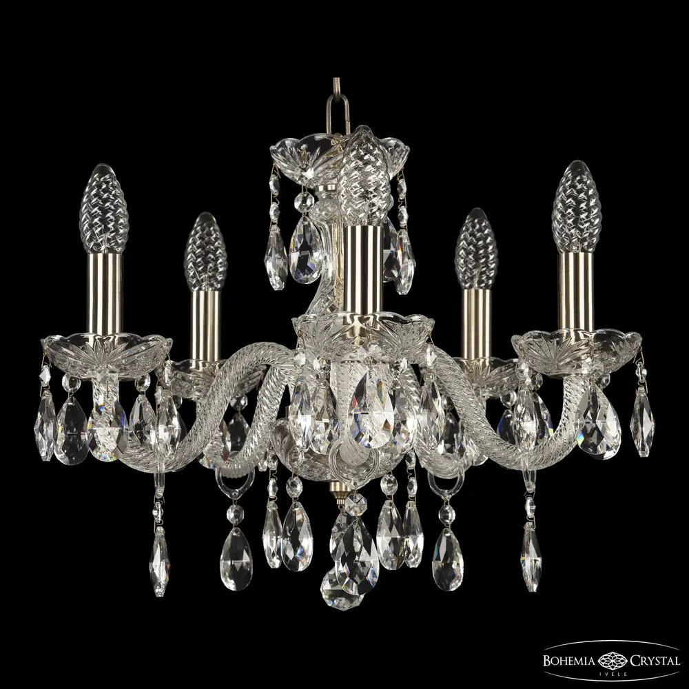 Фото 2 Люстра подвесная Bohemia ivele crystal 321449 5 ламп 10 м² цвет медный Фото 2 Люстра подвесная Bohemia ivele crystal 321449 5 ламп 10 м² цвет медный