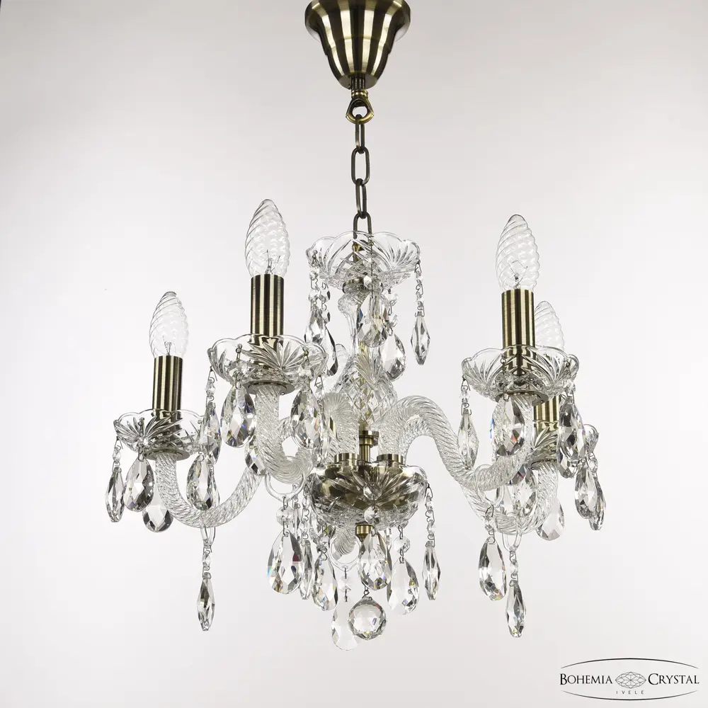 Фото 7 Люстра подвесная Bohemia ivele crystal 321449 5 ламп 10 м² цвет медный Фото 7 Люстра подвесная Bohemia ivele crystal 321449 5 ламп 10 м² цвет медный