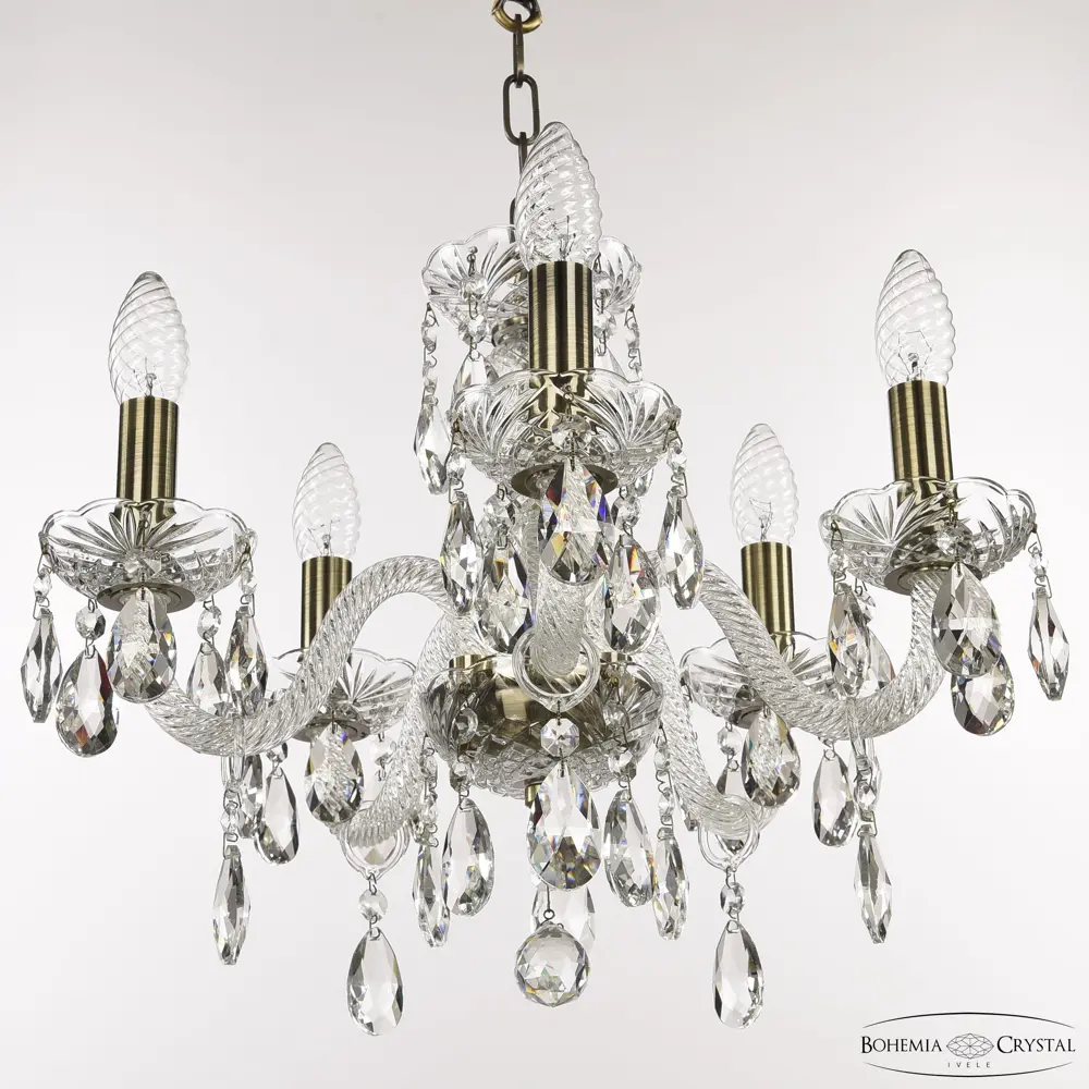 Фото 8 Люстра подвесная Bohemia ivele crystal 321449 5 ламп 10 м² цвет медный Фото 8 Люстра подвесная Bohemia ivele crystal 321449 5 ламп 10 м² цвет медный