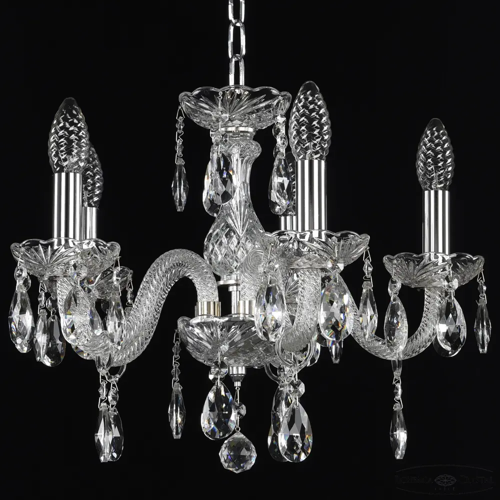 Фото 3 Люстра подвесная Bohemia ivele crystal 321450 321450 5 ламп 10 м² цвет никель Фото 3 Люстра подвесная Bohemia ivele crystal 321450 321450 5 ламп 10 м² цвет никель