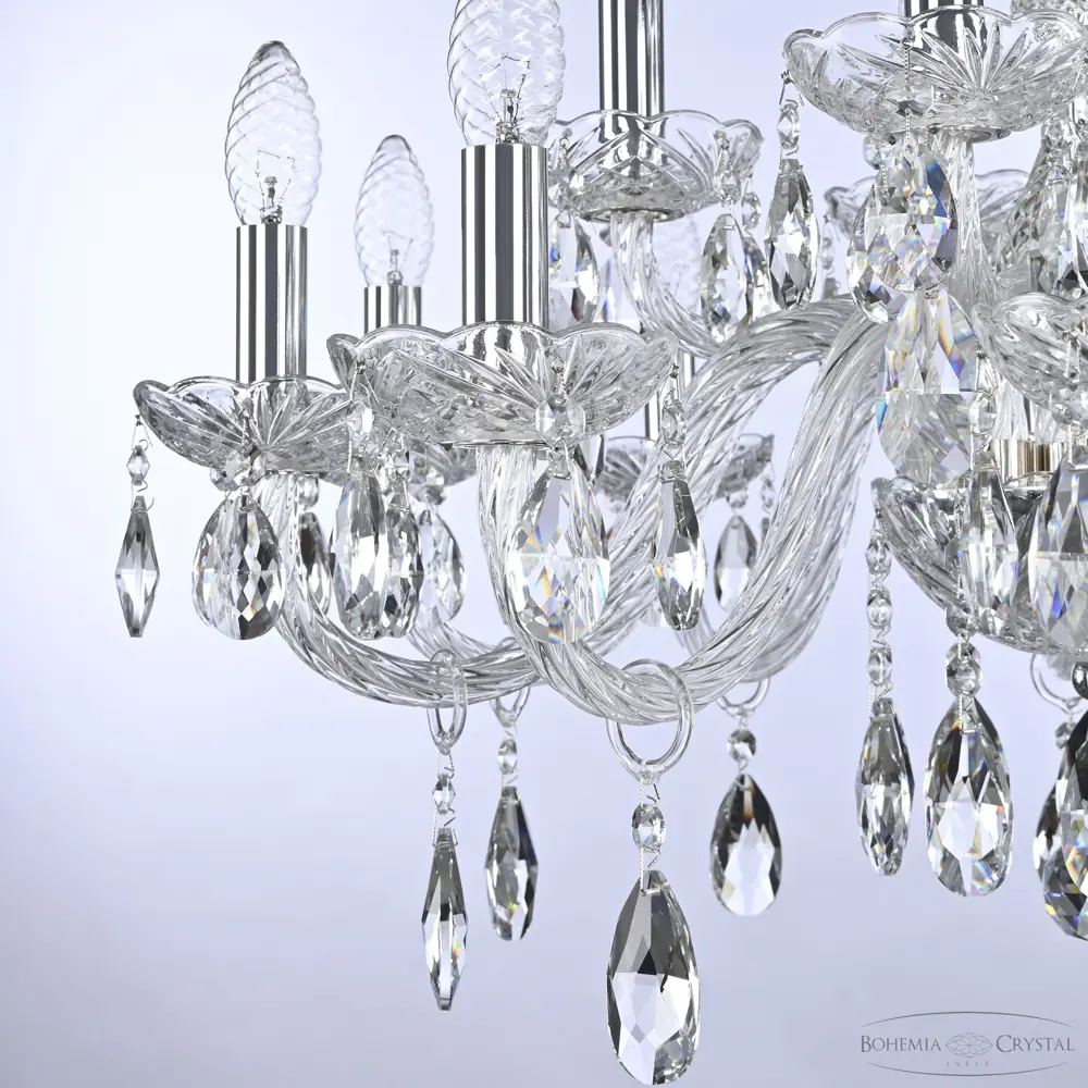 Фото 6 Люстра подвесная Bohemia ivele crystal 331456 331456 15 ламп 30 м² цвет никель Фото 6 Люстра подвесная Bohemia ivele crystal 331456 331456 15 ламп 30 м² цвет никель