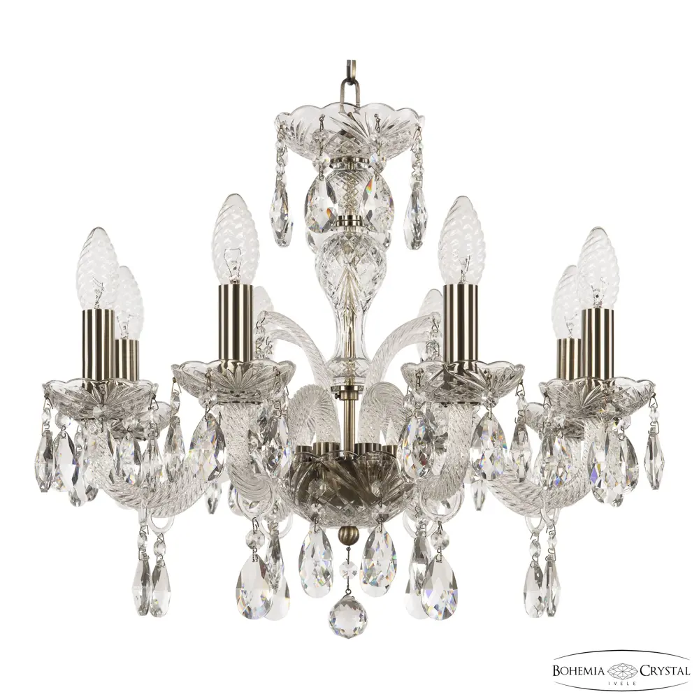 Фото Люстра подвесная Bohemia ivele crystal 321101 321101 8 ламп 16 м² цвет медный Фото Люстра подвесная Bohemia ivele crystal 321101 321101 8 ламп 16 м² цвет медный