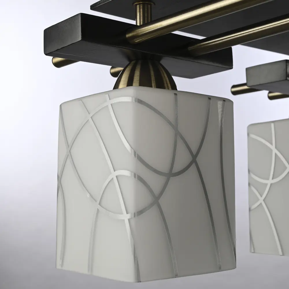 Фото 3 Люстра потолочная Arte perfetto luce 52820 6 ламп 15 м² цвет бронза Фото 3 Люстра потолочная Arte perfetto luce 52820 6 ламп 15 м² цвет бронза