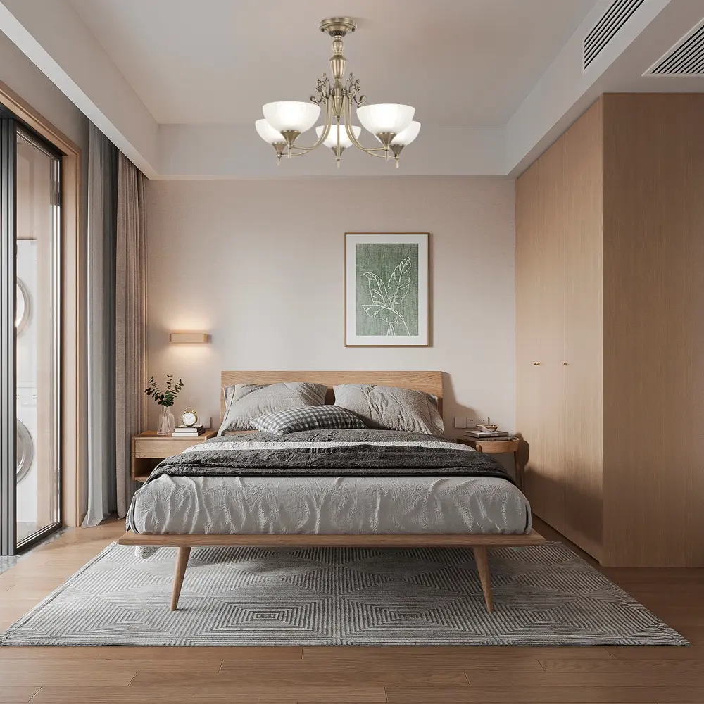 Фото 2 Люстра потолочная Arte perfetto luce 376299 5 ламп 10 м² цвет бронза