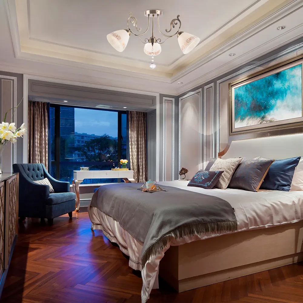 Фото 2 Люстра потолочная Arte perfetto luce 376388 3 лампы 6 м² цвет бронза Фото 2 Люстра потолочная Arte perfetto luce 376388 3 лампы 6 м² цвет бронза