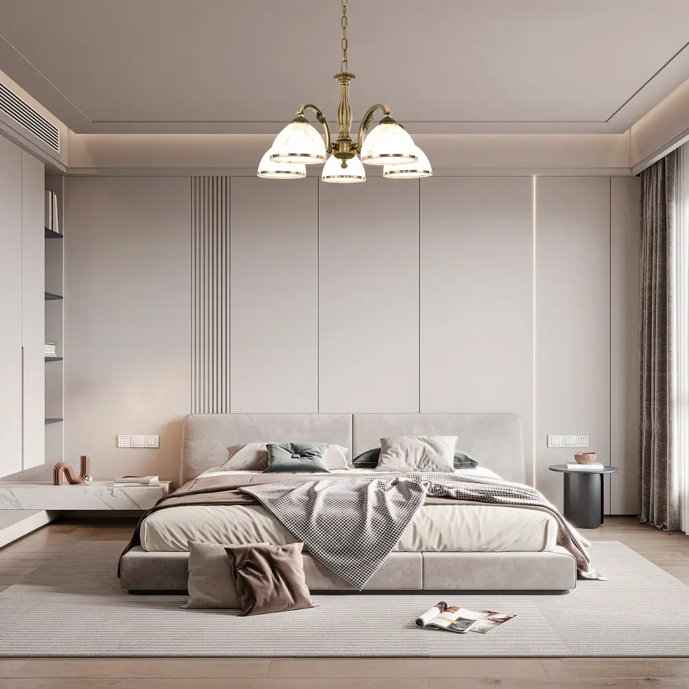 Фото 2 Люстра подвесная Arte perfetto luce 376562 376562 5 ламп 10 м² цвет бронза Фото 2 Люстра подвесная Arte perfetto luce 376562 376562 5 ламп 10 м² цвет бронза
