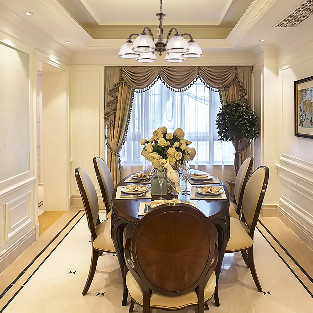Фото 2 Люстра подвесная Arte perfetto luce 376565 376565 6 ламп 12 м² цвет бронза Фото 2 Люстра подвесная Arte perfetto luce 376565 376565 6 ламп 12 м² цвет бронза