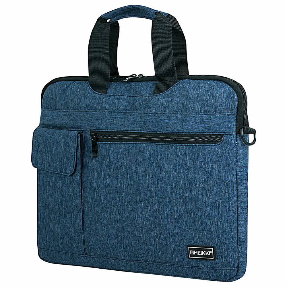 Фото 4 Сумка портфель HEIKKI Novation 38x28x3 см с отделением для ноутбука полиэстер цвет синий Фото 4 Сумка портфель HEIKKI Novation 38x28x3 см с отделением для ноутбука полиэстер цвет синий
