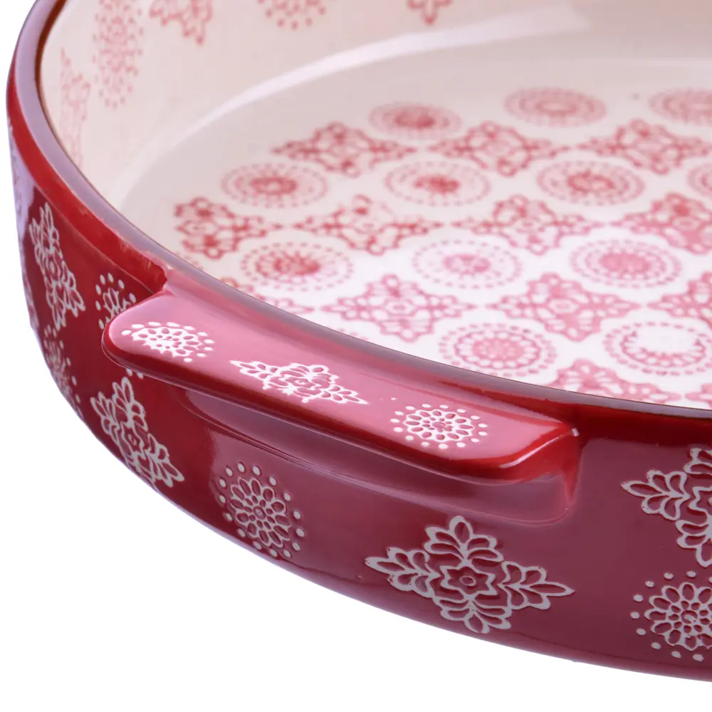 Фото 2 Форма для запекания Loraine 26x30 см керамика 1 шт цвет красный Фото 2 Форма для запекания Loraine 26x30 см керамика 1 шт цвет красный