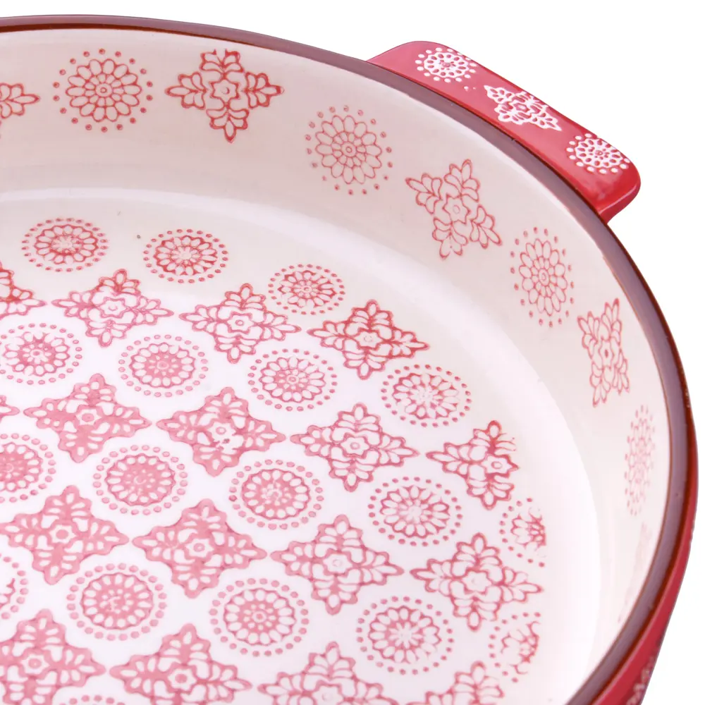 Фото 3 Форма для запекания Loraine 26x30 см керамика 1 шт цвет красный Фото 3 Форма для запекания Loraine 26x30 см керамика 1 шт цвет красный