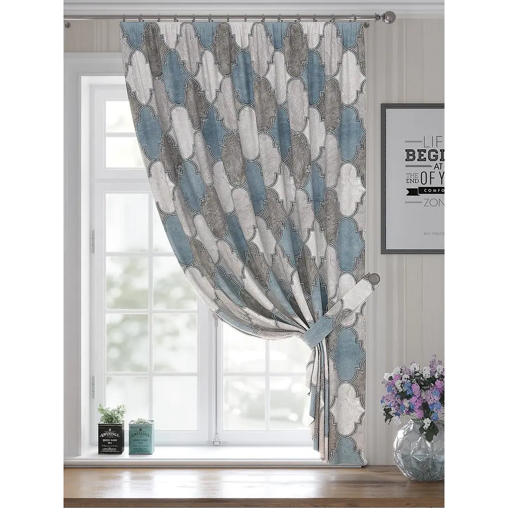 Фото 4 Штора на ленте репс Helga Нерквинес 150x180 см цвет белый HH530299 Фото 4 Штора на ленте репс Helga Нерквинес 150x180 см цвет белый HH530299