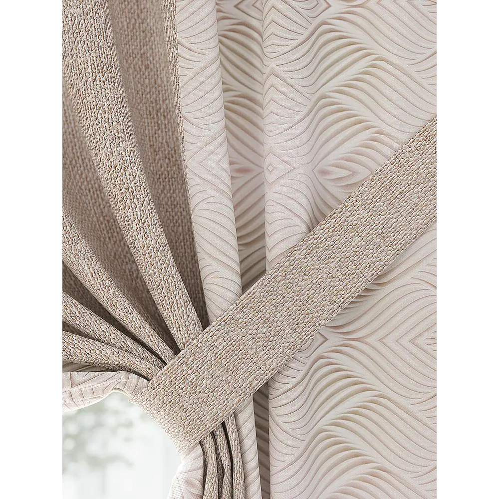 Фото 2 Штора на ленте репс Helga Гиверионс 150x180 см цвет белый HH530324 Фото 2 Штора на ленте репс Helga Гиверионс 150x180 см цвет белый HH530324