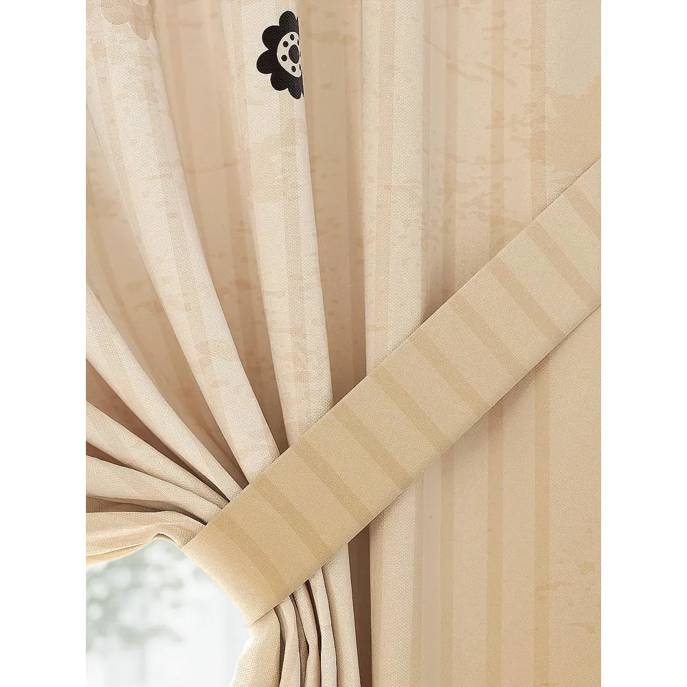 Фото 2 Штора на ленте репс Helga Лорвигнес 150x180 см цвет оранжевый HH530395