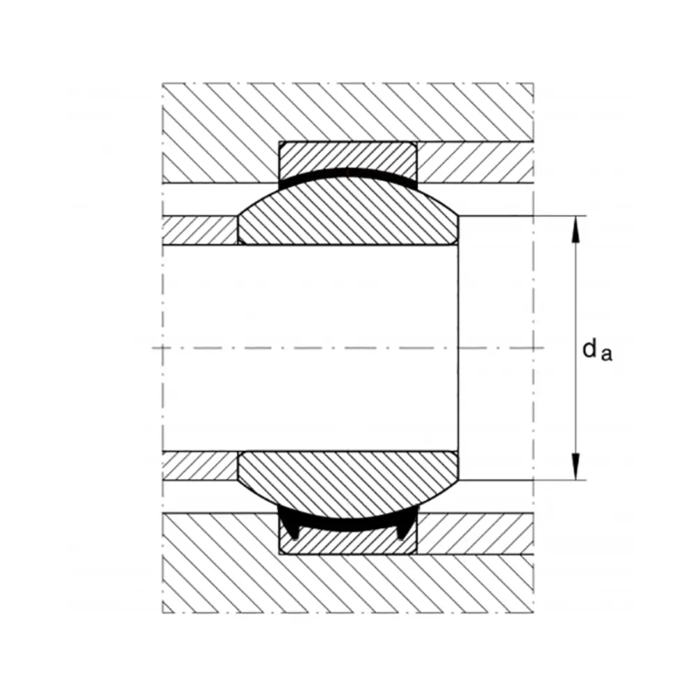 Фото 3 Подшипник сферический Ge4C-Iskra 1x1x2 см сталь цвет серый Фото 3 Подшипник сферический Ge4C-Iskra 1x1x2 см сталь цвет серый