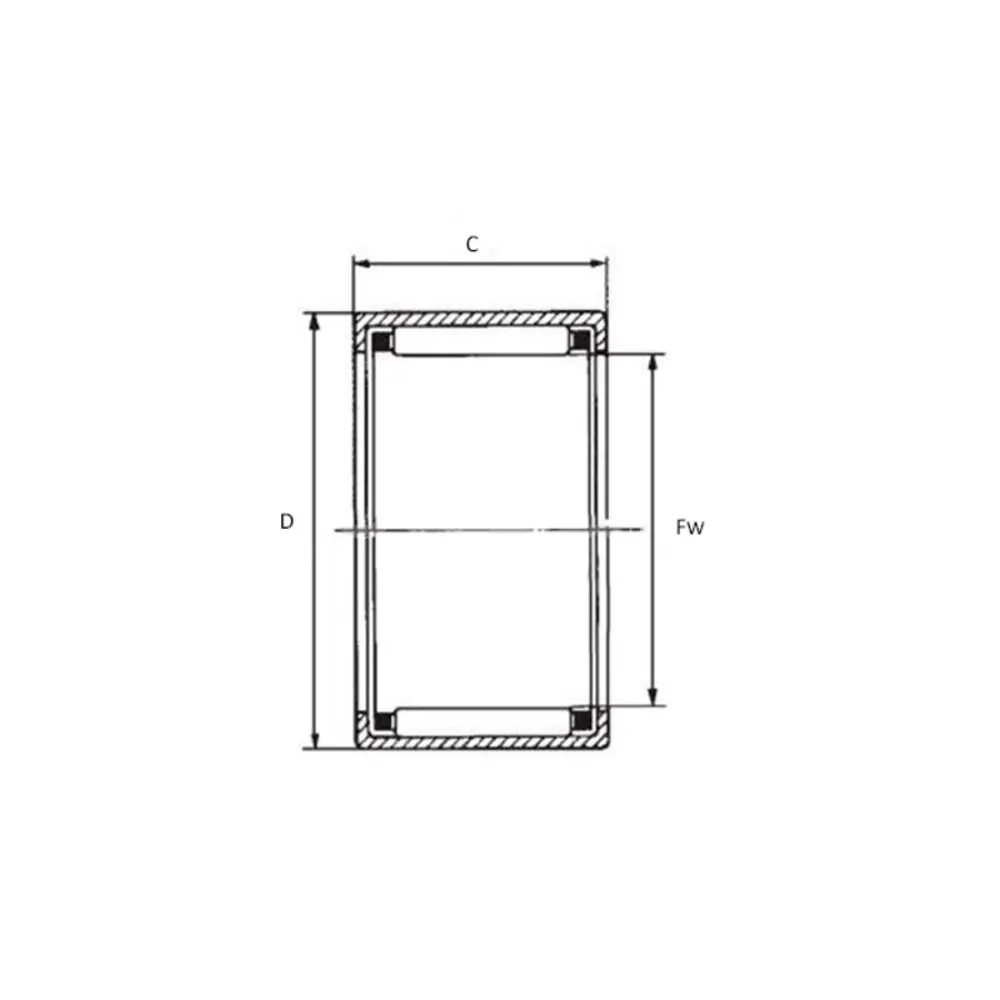 Фото 2 Подшипник Hk14162Rs-Iskra 2x2x2 см сталь цвет серый Фото 2 Подшипник Hk14162Rs-Iskra 2x2x2 см сталь цвет серый