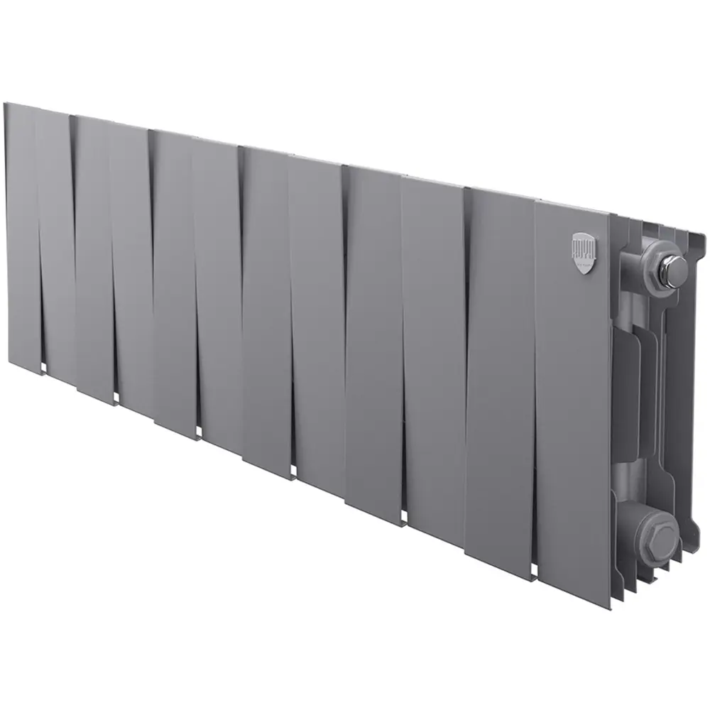 Фото 2 Радиатор секционный Royal Thermo Pianoforte 200/100 12 секций боковое подключение биметалл серый Фото 2 Радиатор секционный Royal Thermo Pianoforte 200/100 12 секций боковое подключение биметалл серый