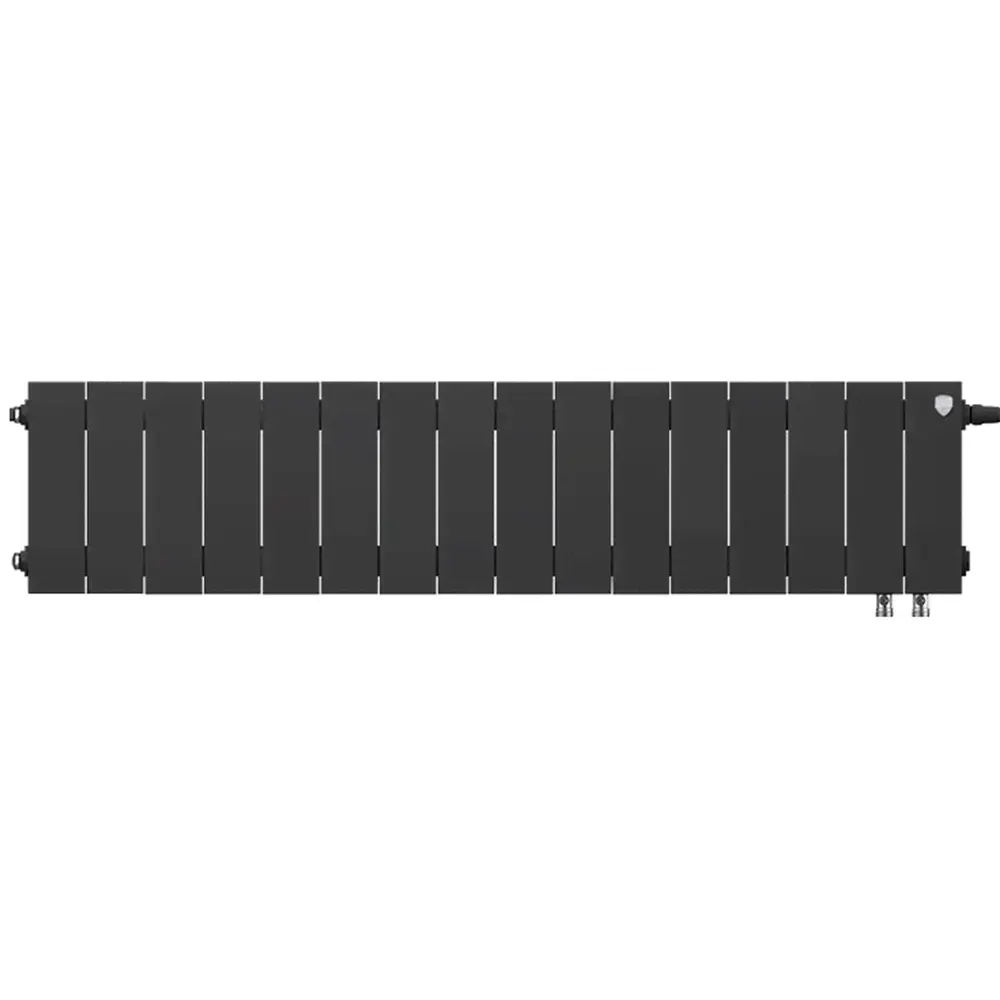 Фото Радиатор секционный Royal Thermo Pianoforte VDR 200/100 16 секций нижнее правое подключение биметалл черный Фото Радиатор секционный Royal Thermo Pianoforte VDR 200/100 16 секций нижнее правое подключение биметалл черный