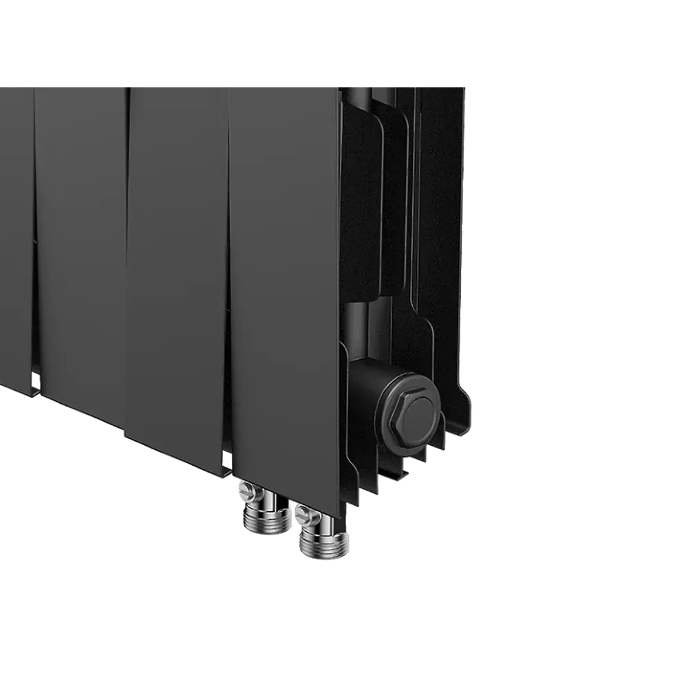 Фото 3 Радиатор секционный Royal Thermo Pianoforte VDR 200/100 16 секций нижнее правое подключение биметалл черный Фото 3 Радиатор секционный Royal Thermo Pianoforte VDR 200/100 16 секций нижнее правое подключение биметалл черный