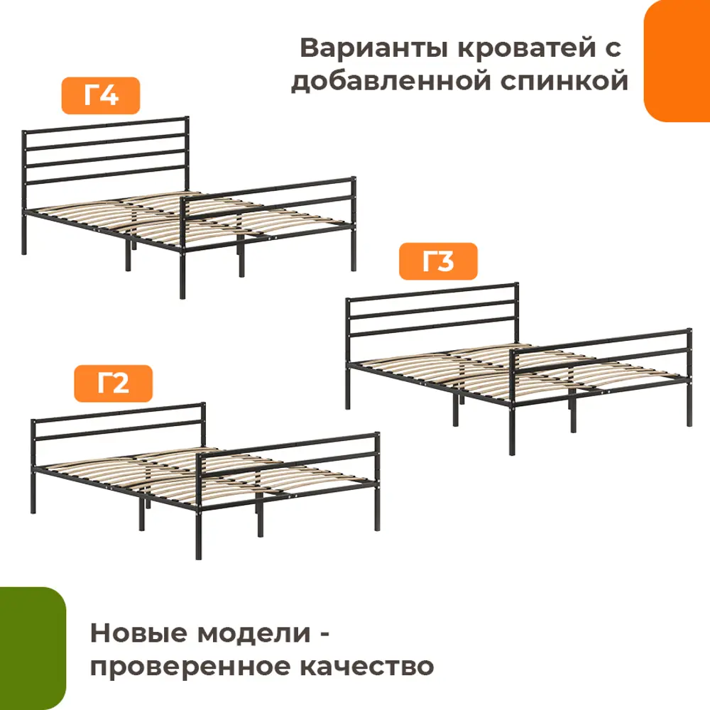 Фото 6 Кровать Домаклево Металика 160x69x200 см Металл цвет черный Фото 6 Кровать Домаклево Металика 160x69x200 см Металл цвет черный