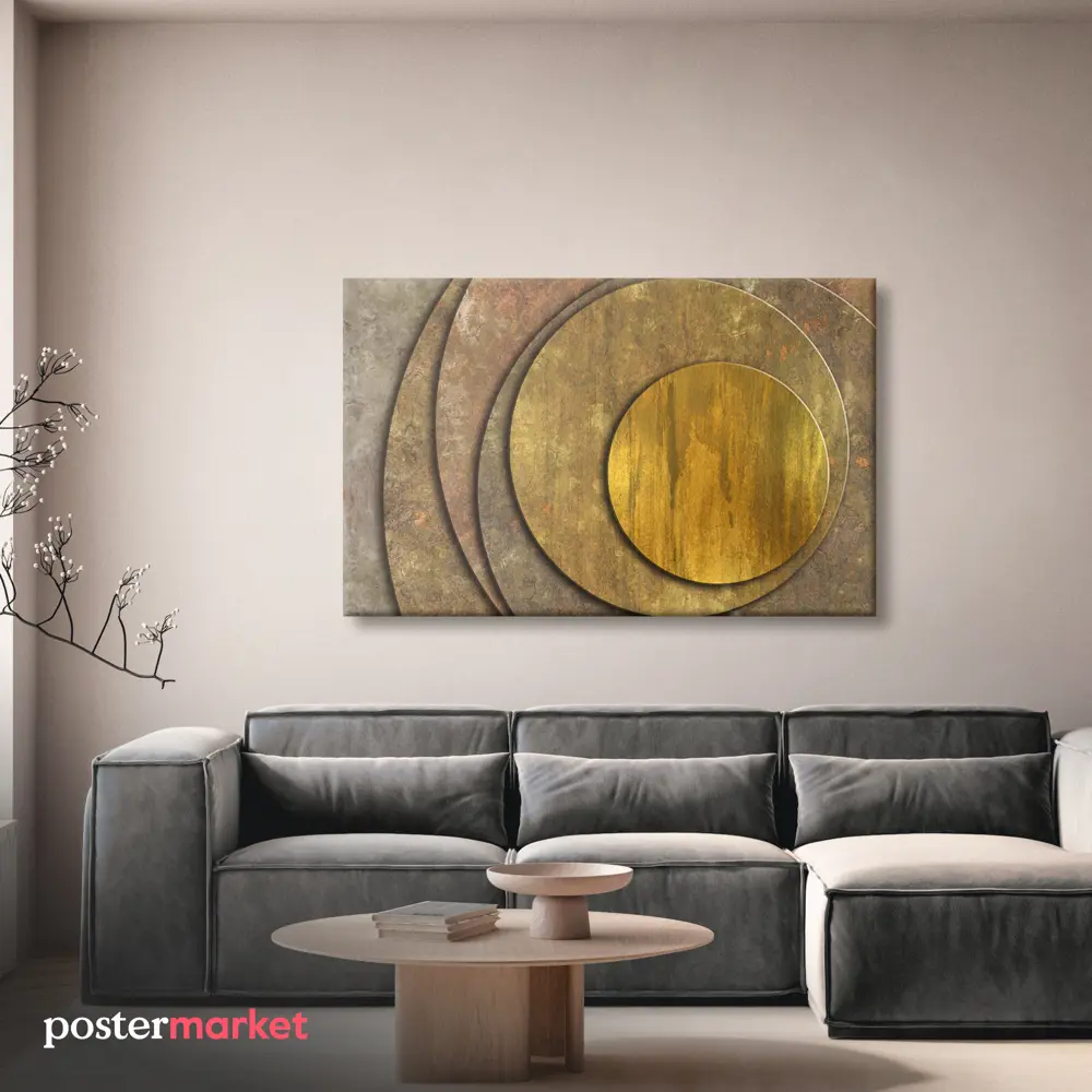 Фото 4 Картина без обрамления Postermarket "Абстракция Золото" 105x70 см Фото 4 Картина без обрамления Postermarket "Абстракция Золото" 105x70 см