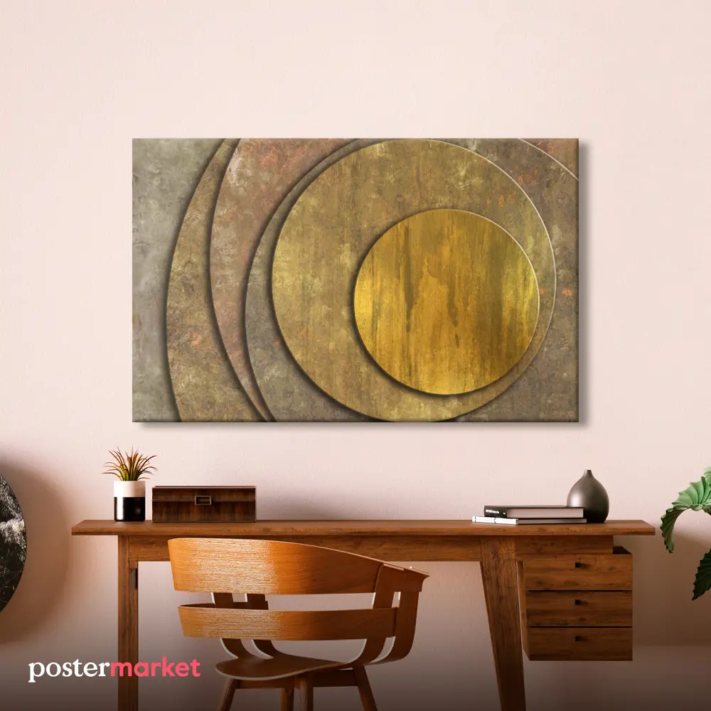 Фото 2 Картина без обрамления Postermarket "Абстракция Золото" 105x70 см Фото 2 Картина без обрамления Postermarket "Абстракция Золото" 105x70 см