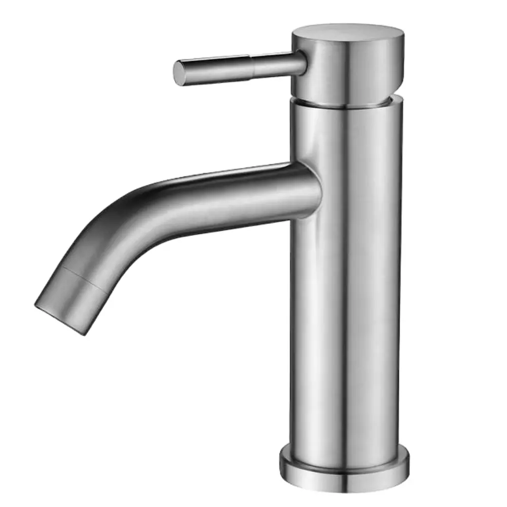 Фото Смеситель для кухни Shimizu Satin smz 10065102 короткий изогнутый излив 18 см цвет стальной серый Фото Смеситель для кухни Shimizu Satin smz 10065102 короткий изогнутый излив 18 см цвет стальной серый