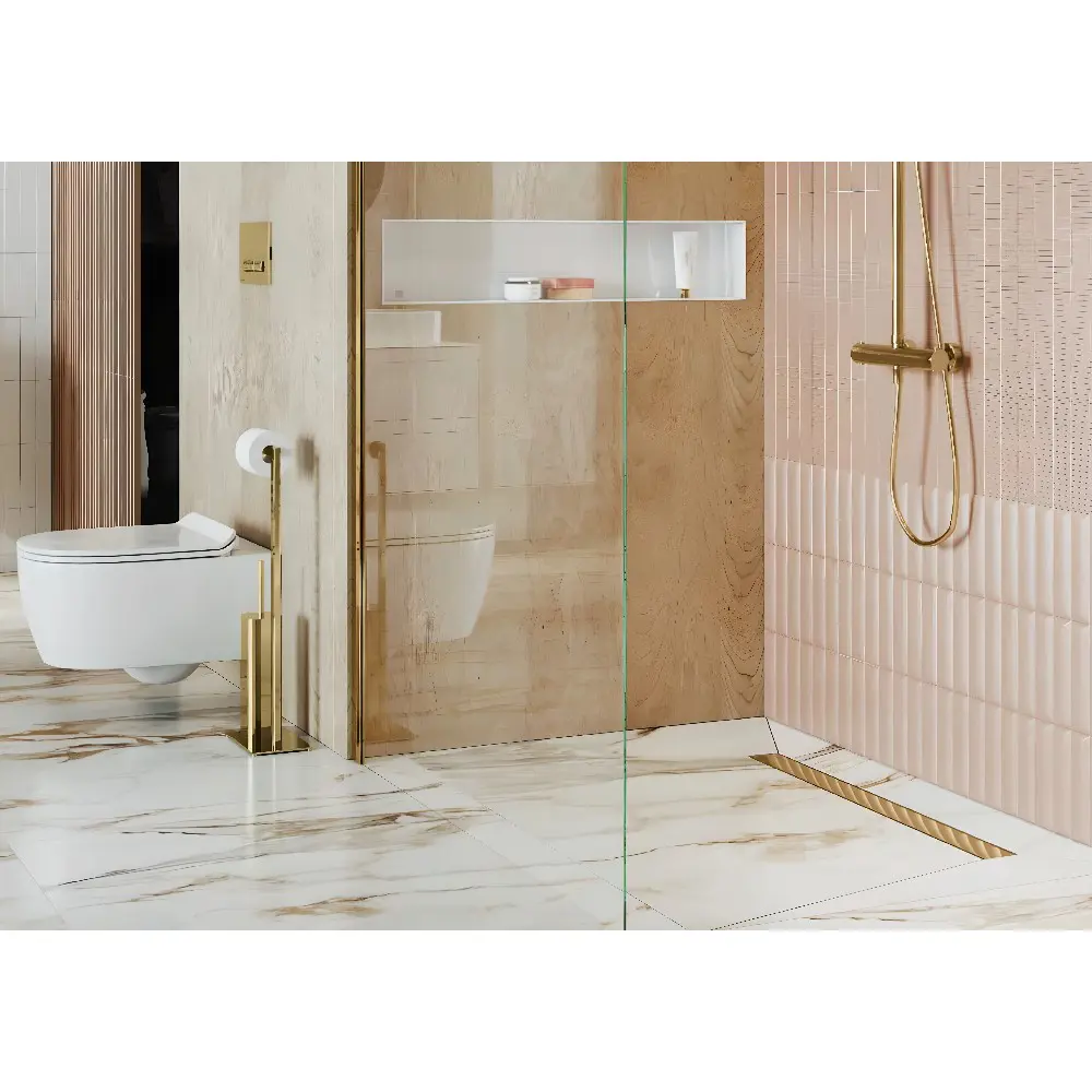 Фото 2 Трап для душа Excellent Inex.1515.700.R.GL мокрый затвор 11x74 см нержавеющая сталь