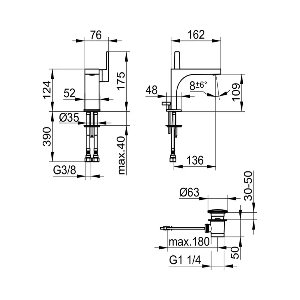 Фото 2 Смеситель для раковины KEUCO Смеситель цвет хром Фото 2 Смеситель для раковины KEUCO Смеситель цвет хром