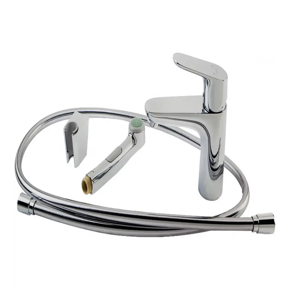 Фото 2 Смеситель для раковины HANSGROHE Focus с гигиеническим душем 31927000 цвет хром Фото 2 Смеситель для раковины HANSGROHE Focus с гигиеническим душем 31927000 цвет хром