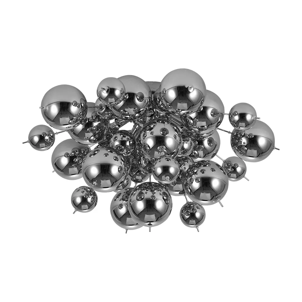 Фото Люстра потолочная Molecule 5 ламп 10 м² цвет хром Фото Люстра потолочная Molecule 5 ламп 10 м² цвет хром
