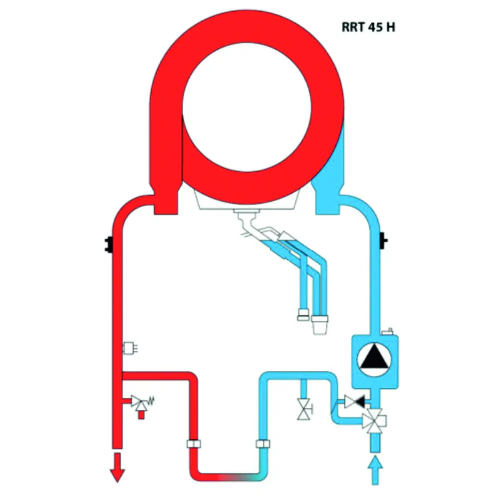Фото 2 Газовый котел конденсационный 45 кВт Ferroli Bluehelix hitech rrt 0T4D9AYA одноконтурный настенный Фото 2 Газовый котел конденсационный 45 кВт Ferroli Bluehelix hitech rrt 0T4D9AYA одноконтурный настенный